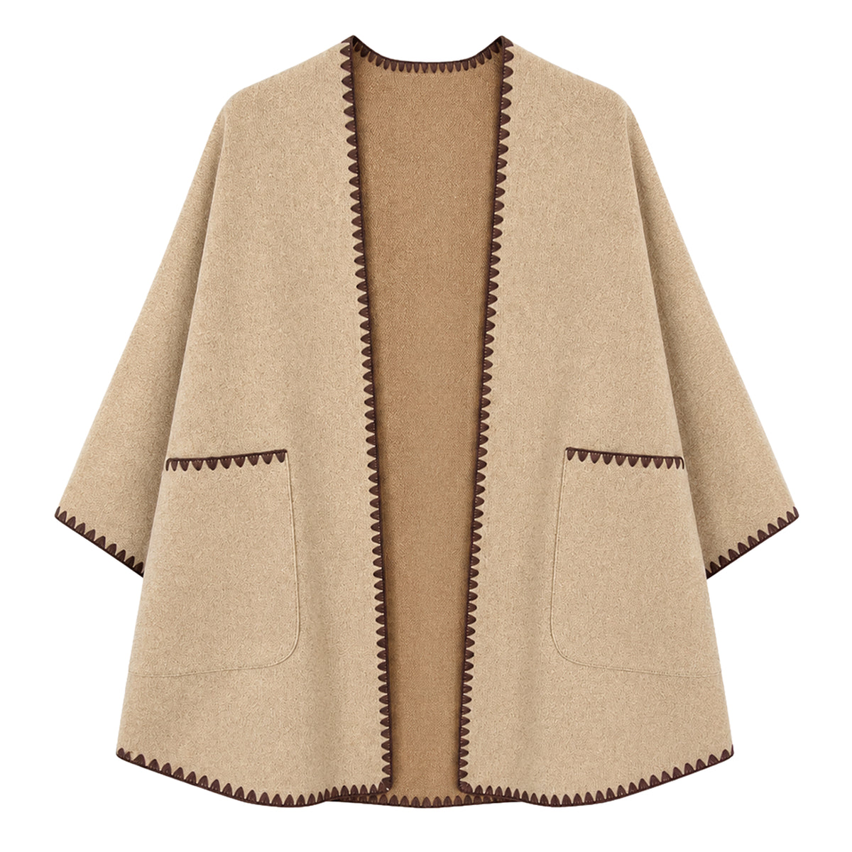 Blanket Stitch Ruana