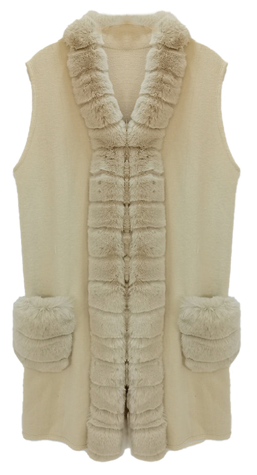 Fur Long Vest