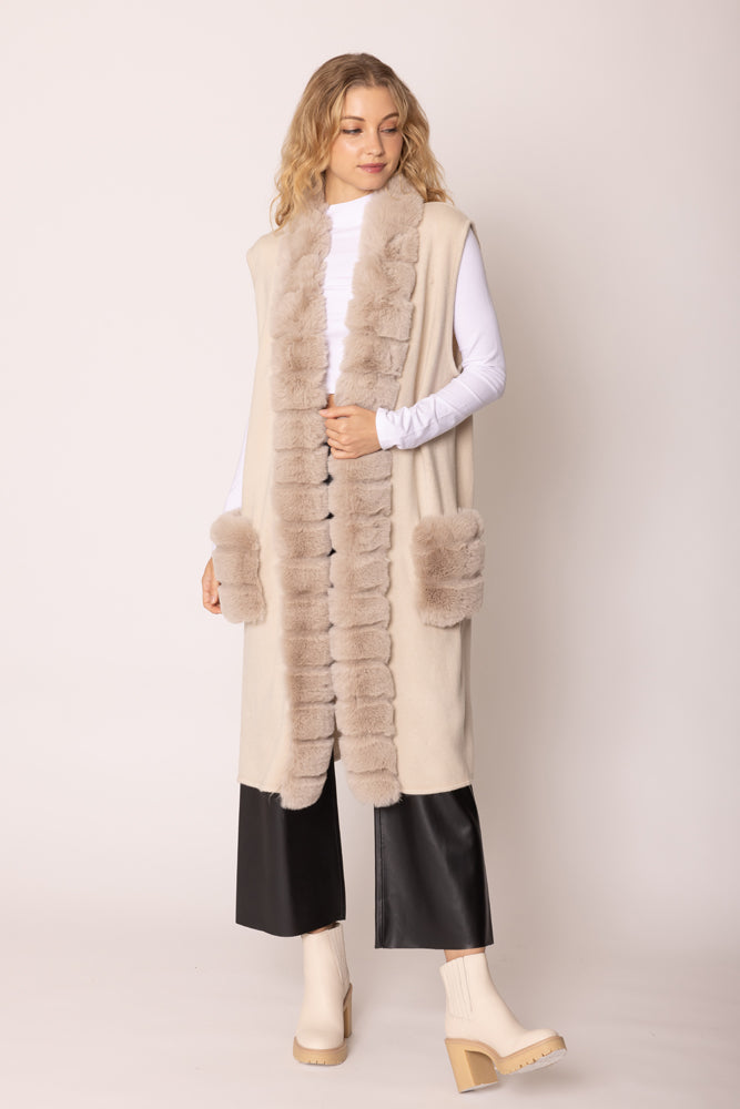 Fur Long Vest