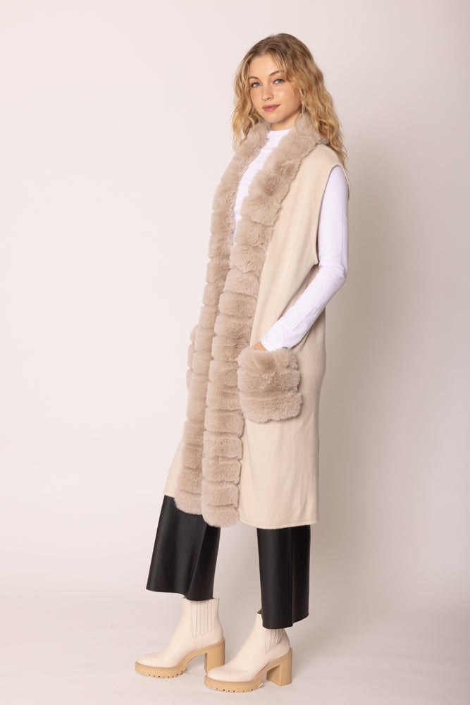 Fur Long Vest