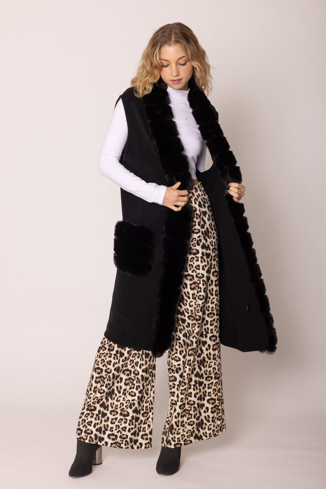 Fur Long Vest