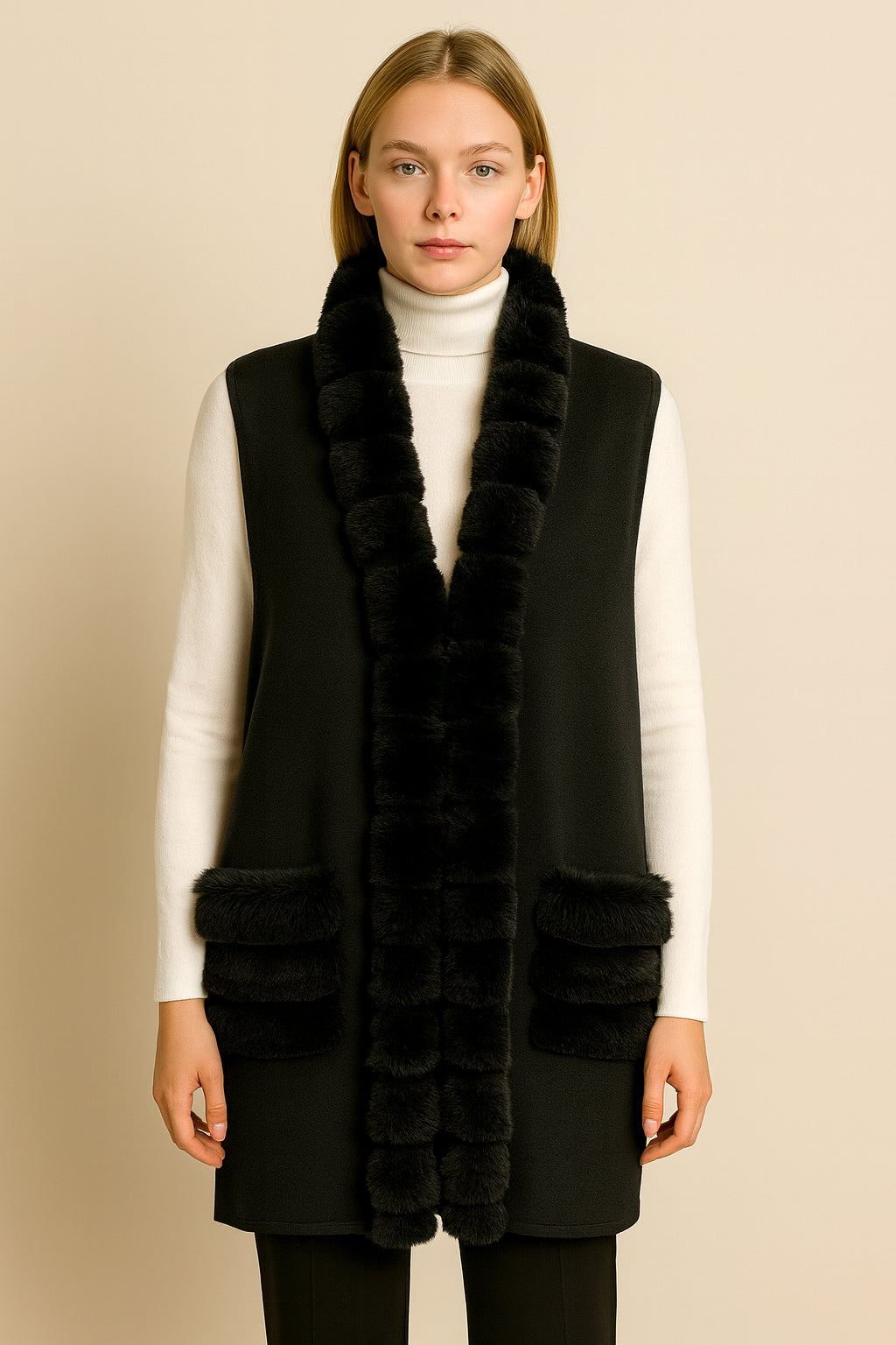 Fur Long Vest