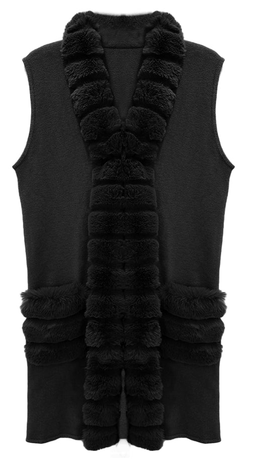 Fur Long Vest