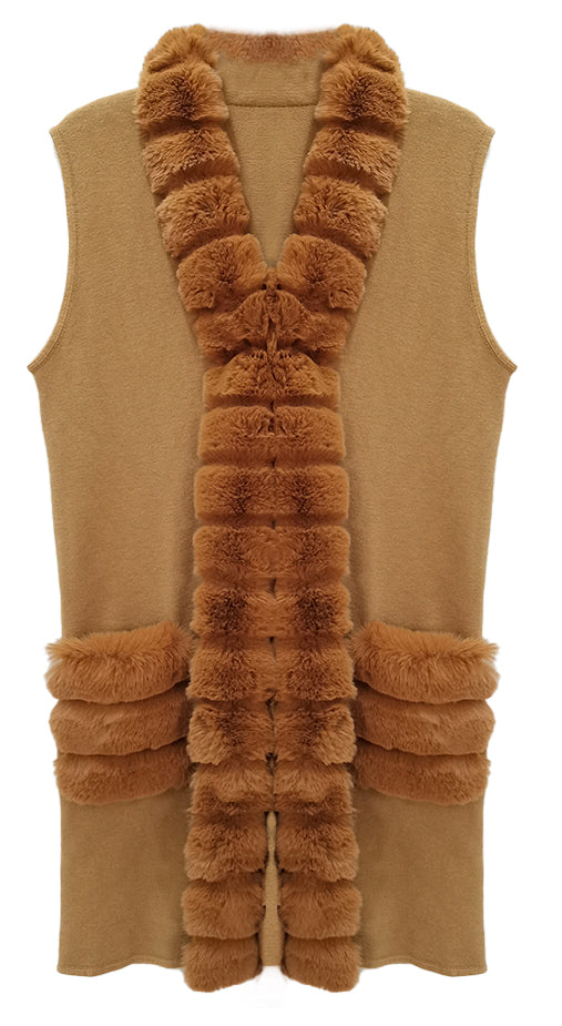 Fur Long Vest