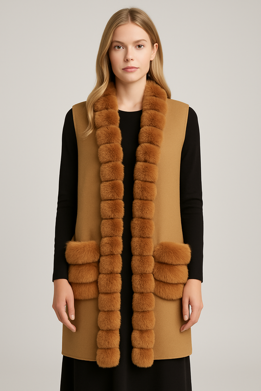 Fur Long Vest