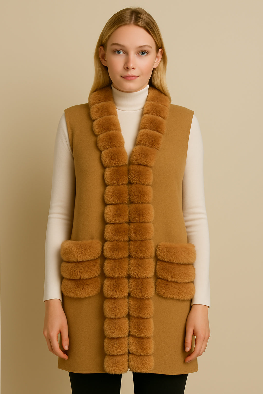 Fur Long Vest