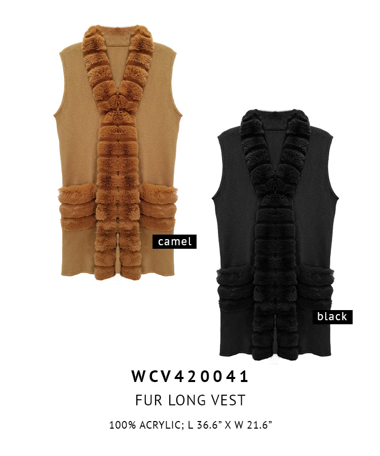 Fur Long Vest