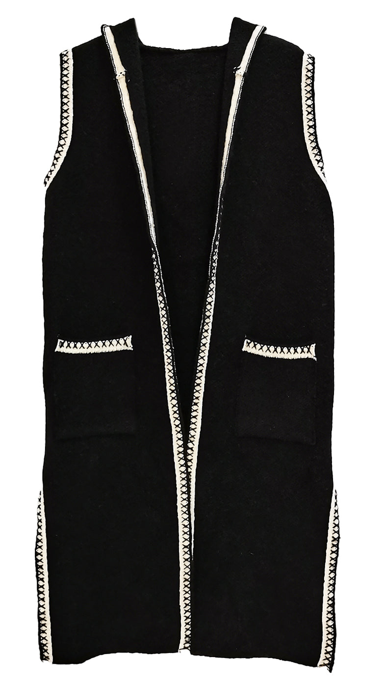 Long Hood Vest