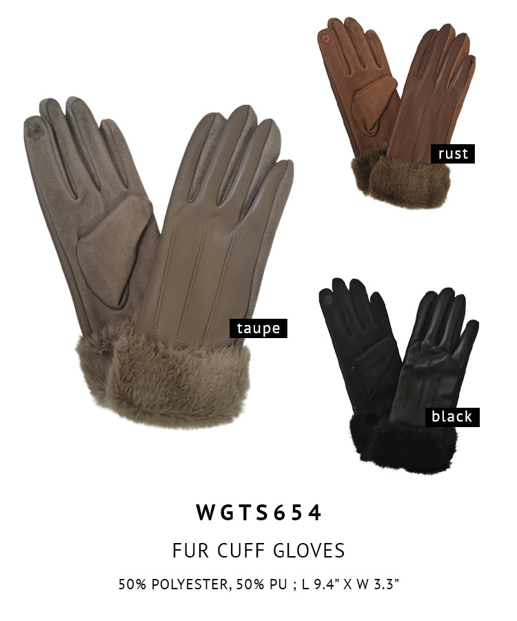 Fur Cuff Gloves