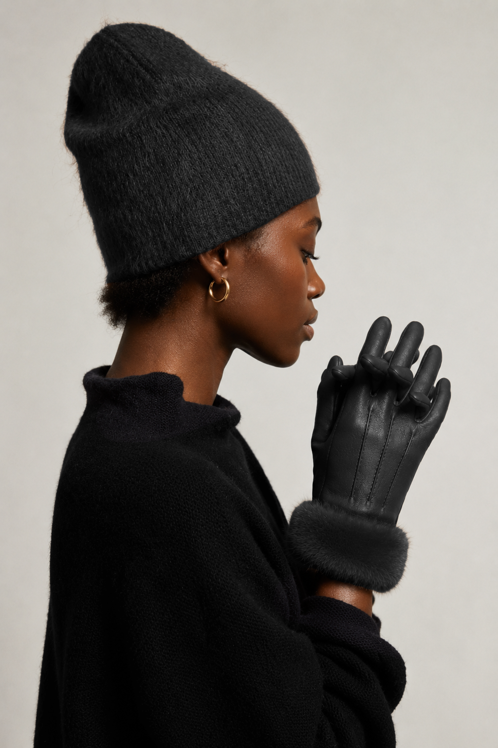 Fur Cuff Gloves