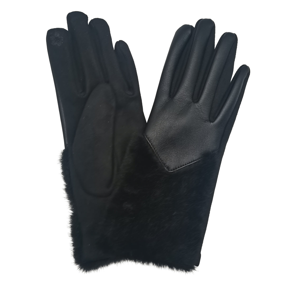 Fur Accent Gloves