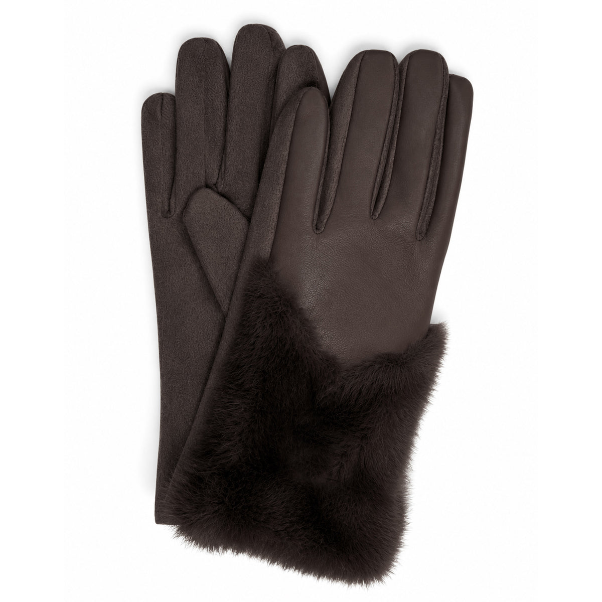 Fur Accent Gloves