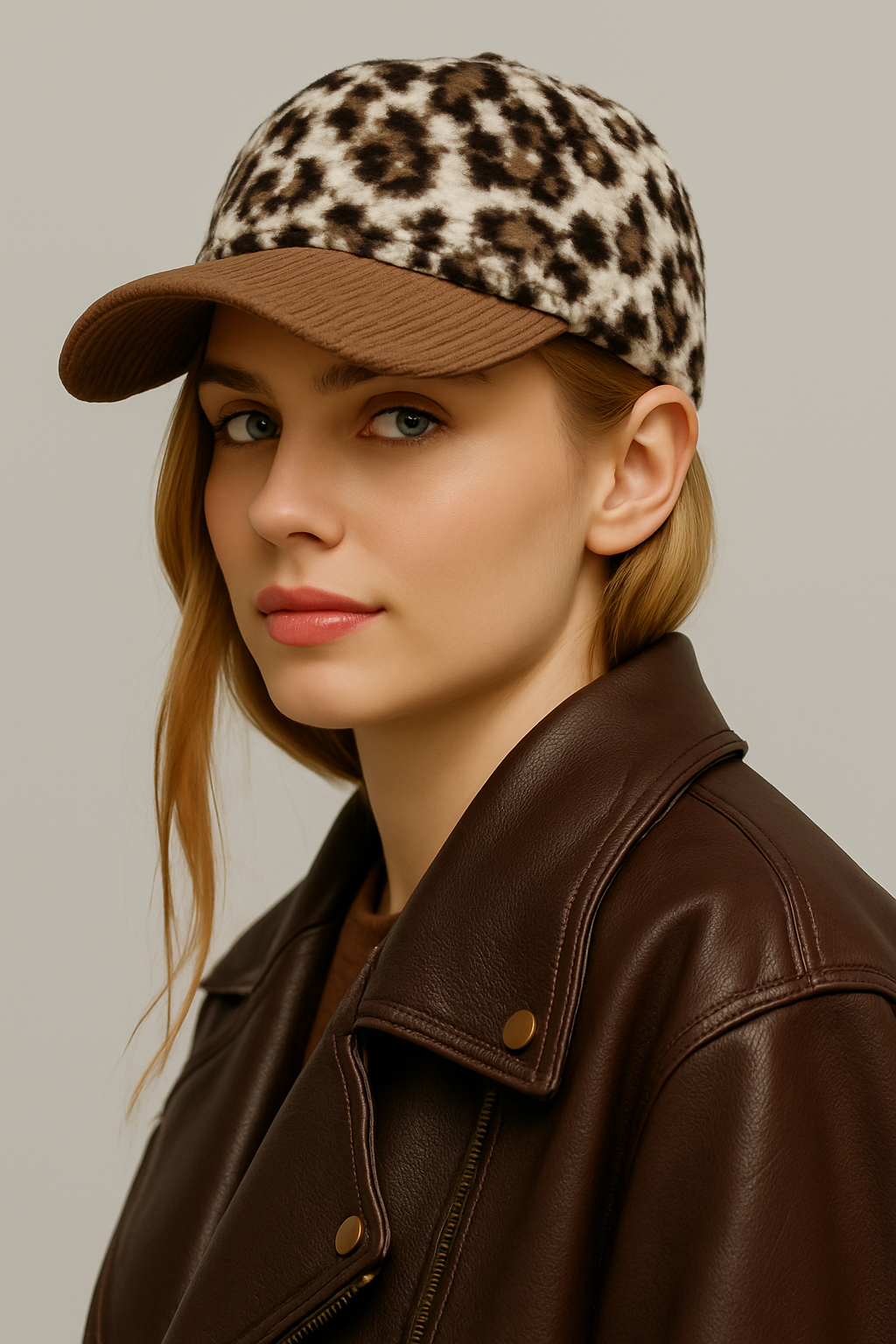 Leopard Print Baseball Cap