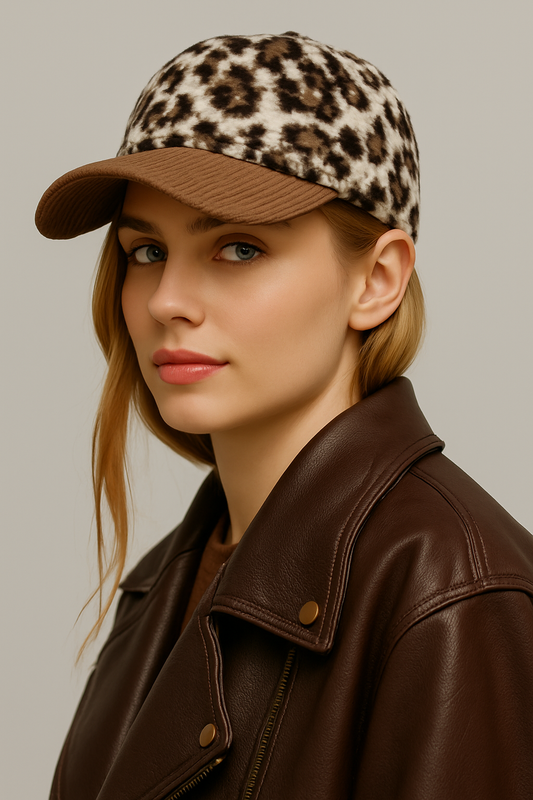 Leopard Print Baseball Cap