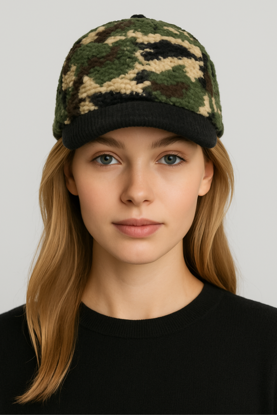 Camouflage Print Baseball Cap