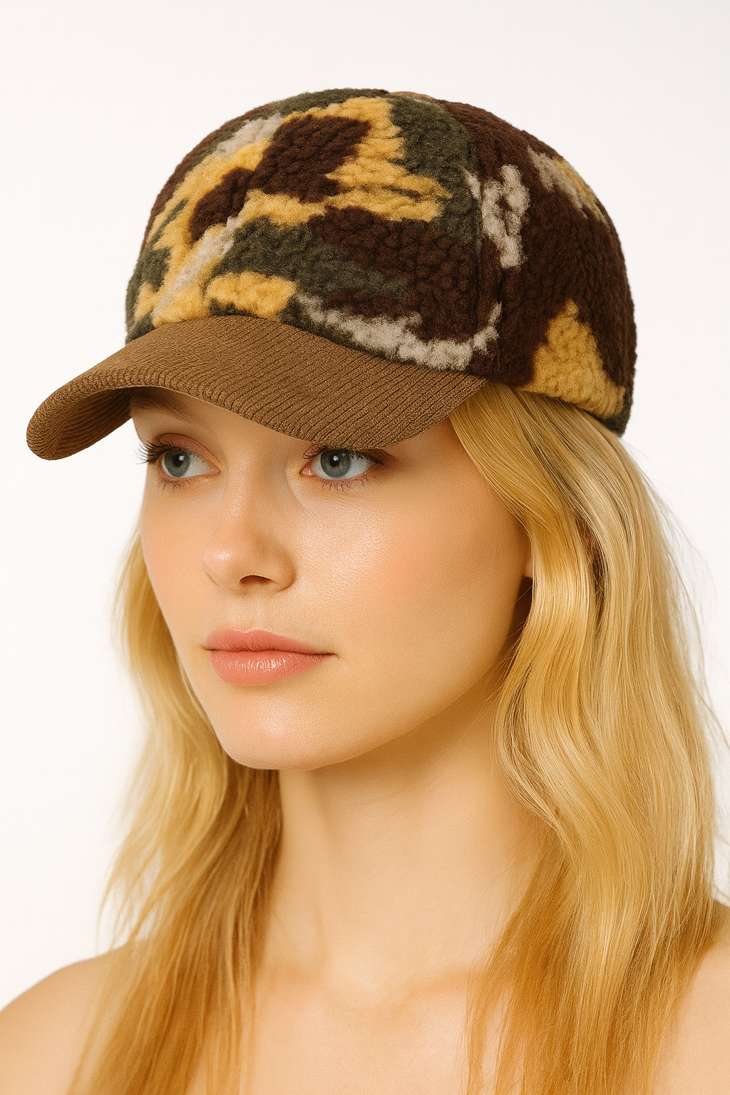 Camouflage Print Baseball Cap