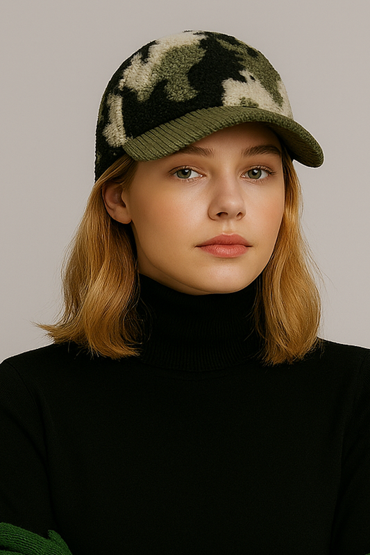Camouflage Print Baseball Cap