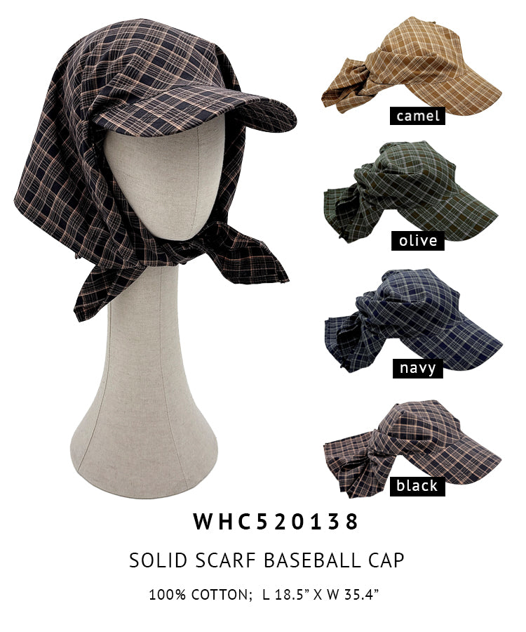 Scarf Baseball Cap
