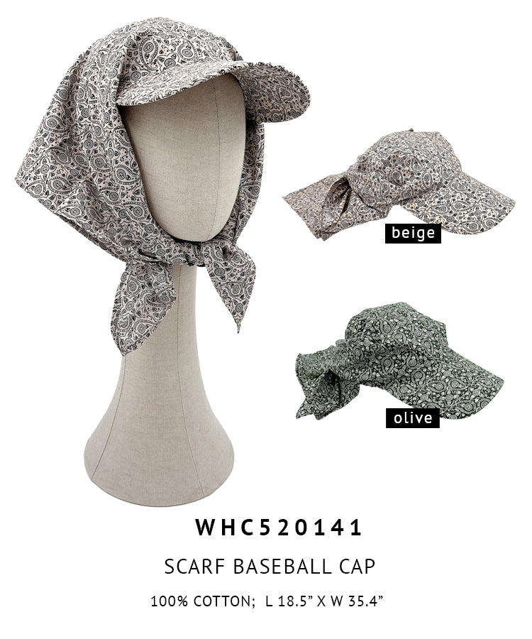 Scarf Baseball Cap