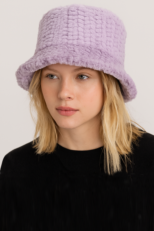 Fuzzy Fur Bucket Hat