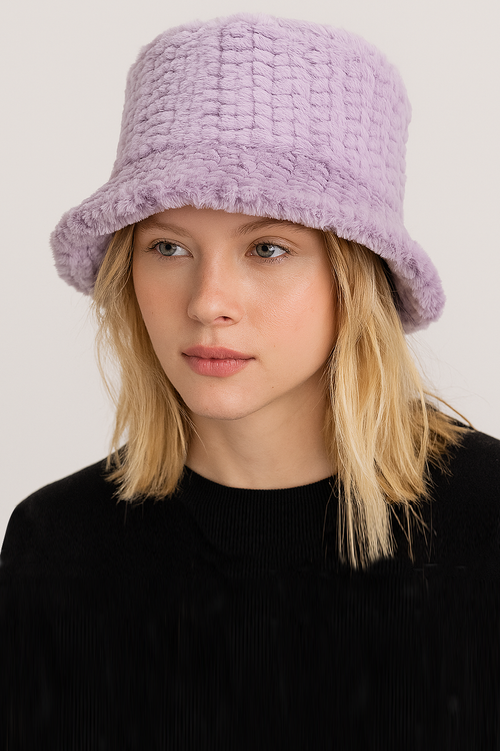 Fuzzy Fur Bucket Hat