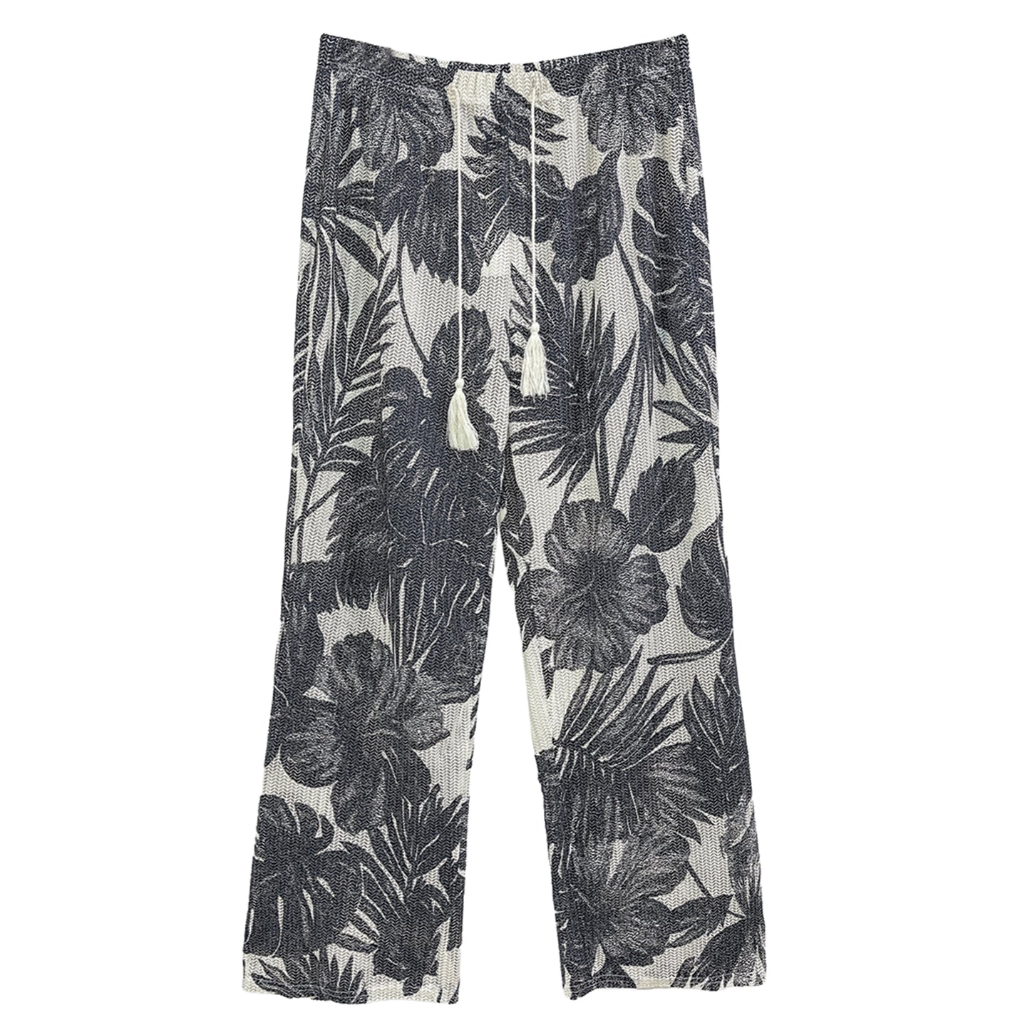 Tropical Print Pants