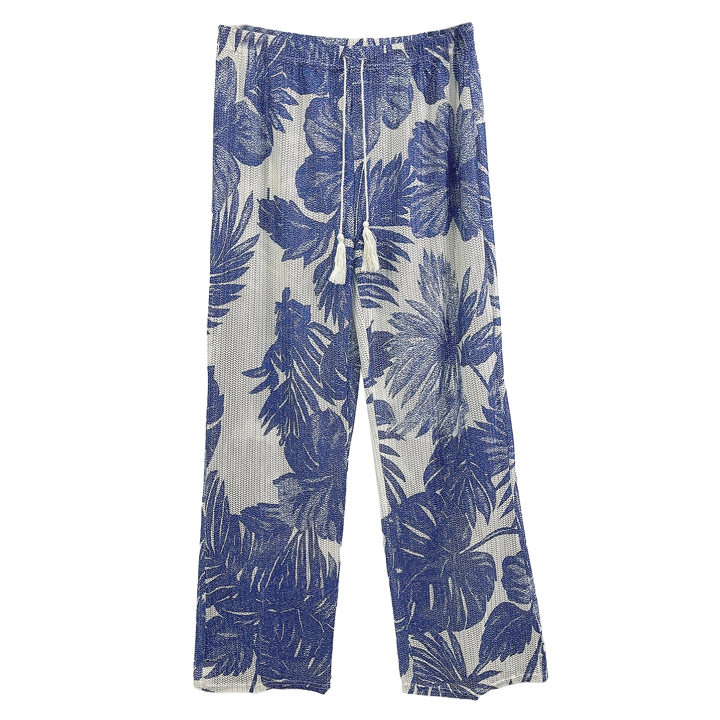 Tropical Print Pants