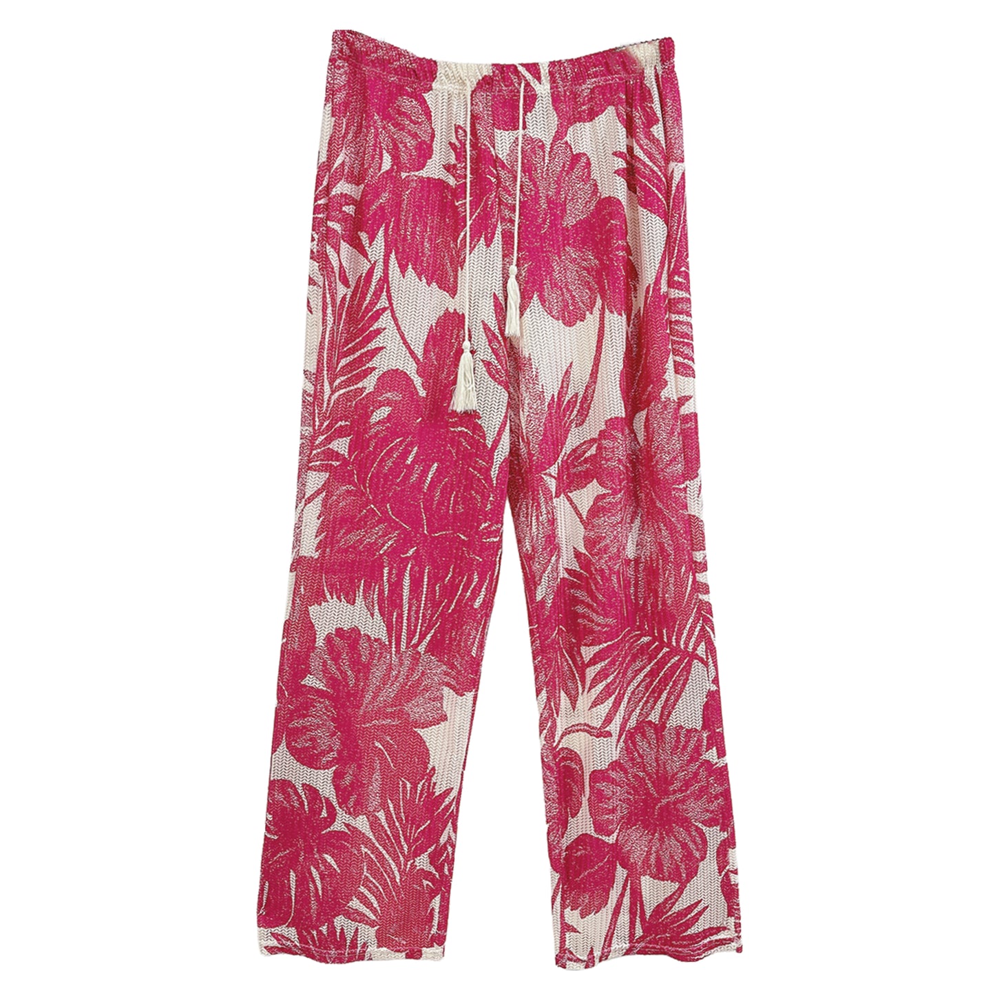 Tropical Print Pants