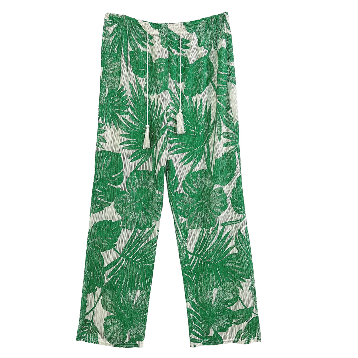 Tropical Print Pants