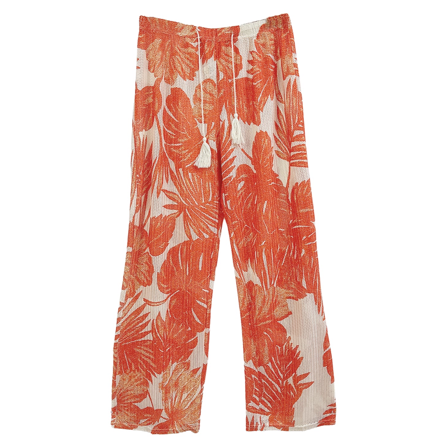 Tropical Print Pants