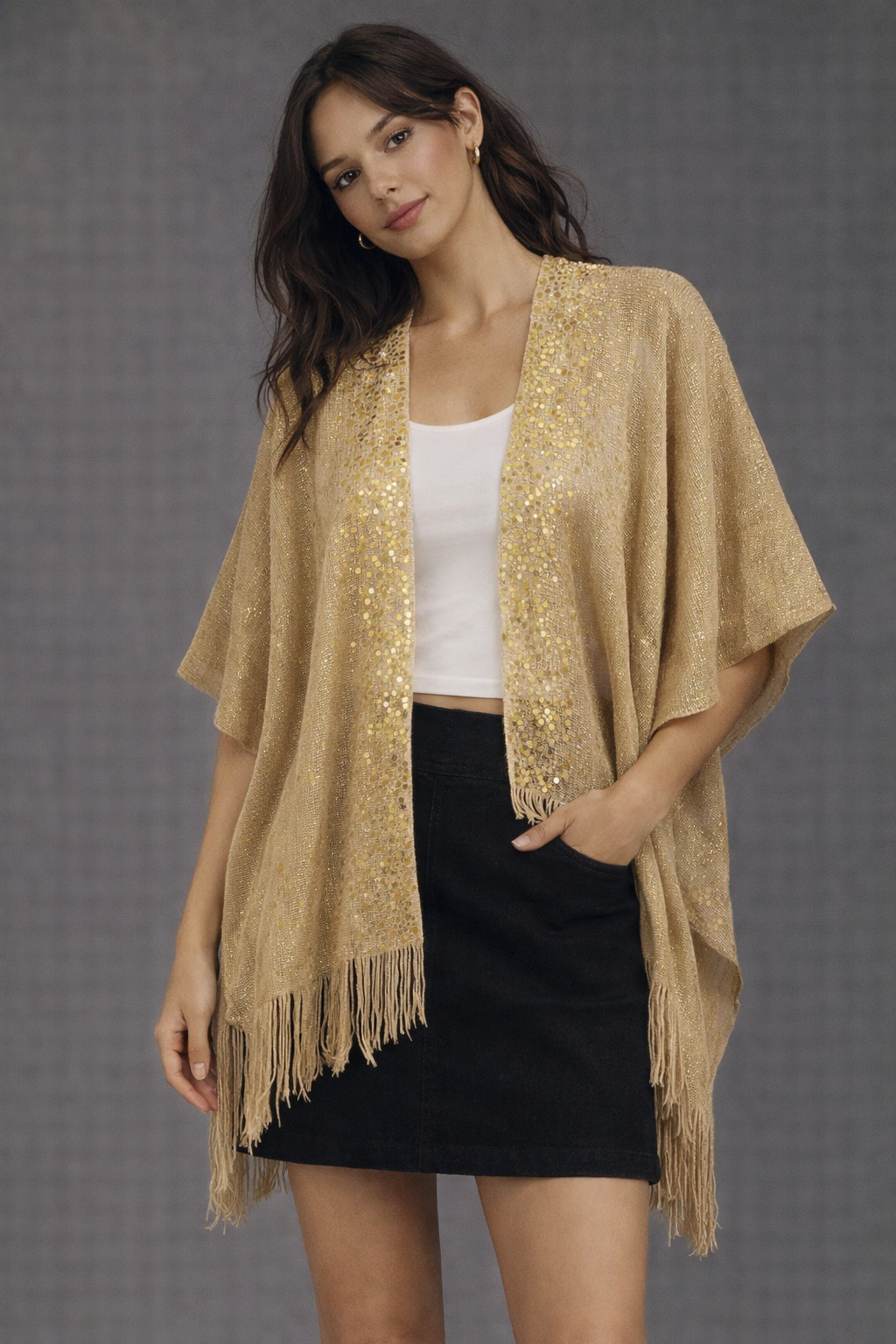 Lurex Kimono