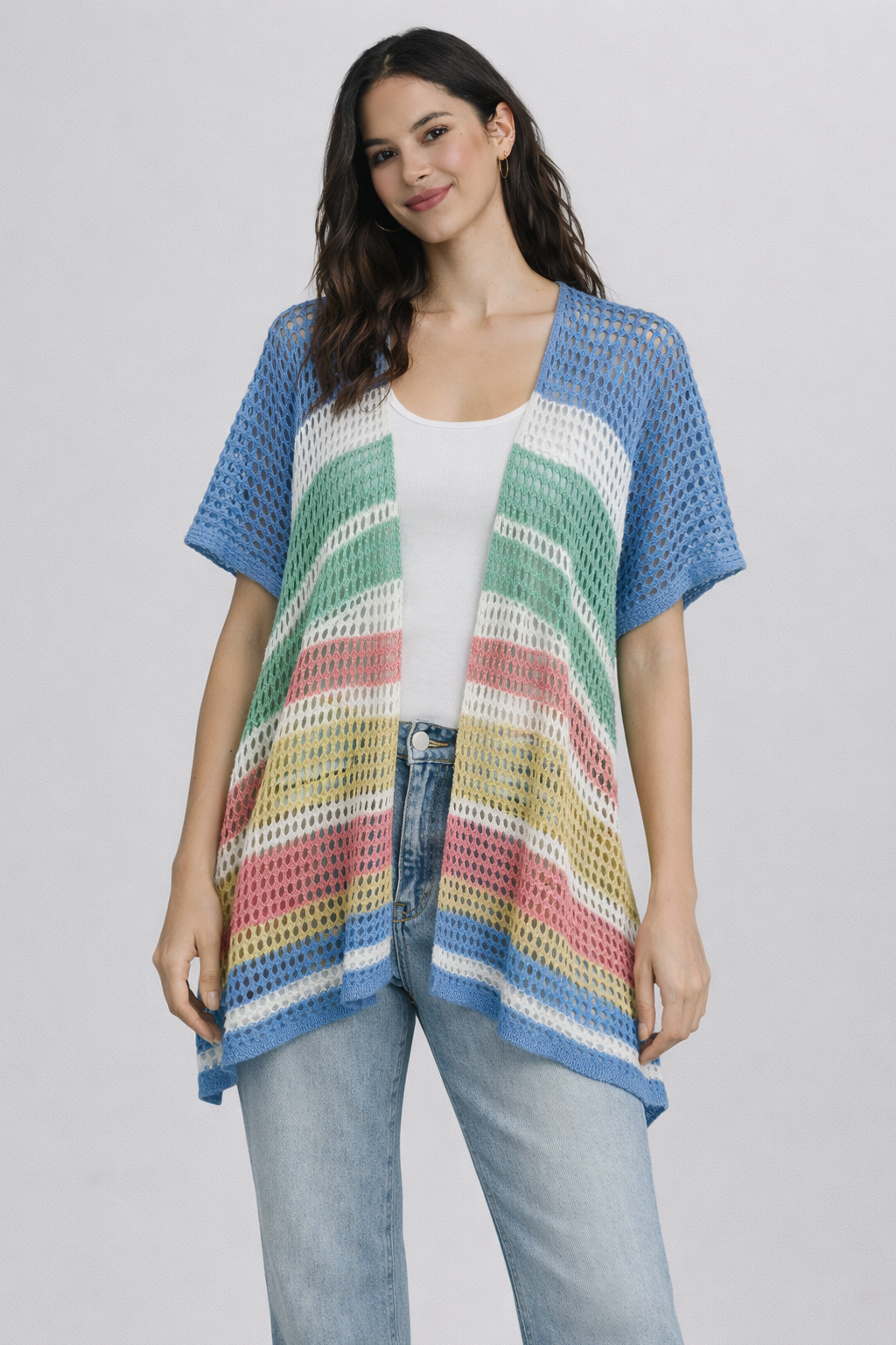 Stripe Kimono