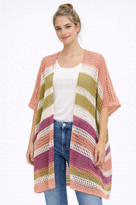 Stripe Kimono