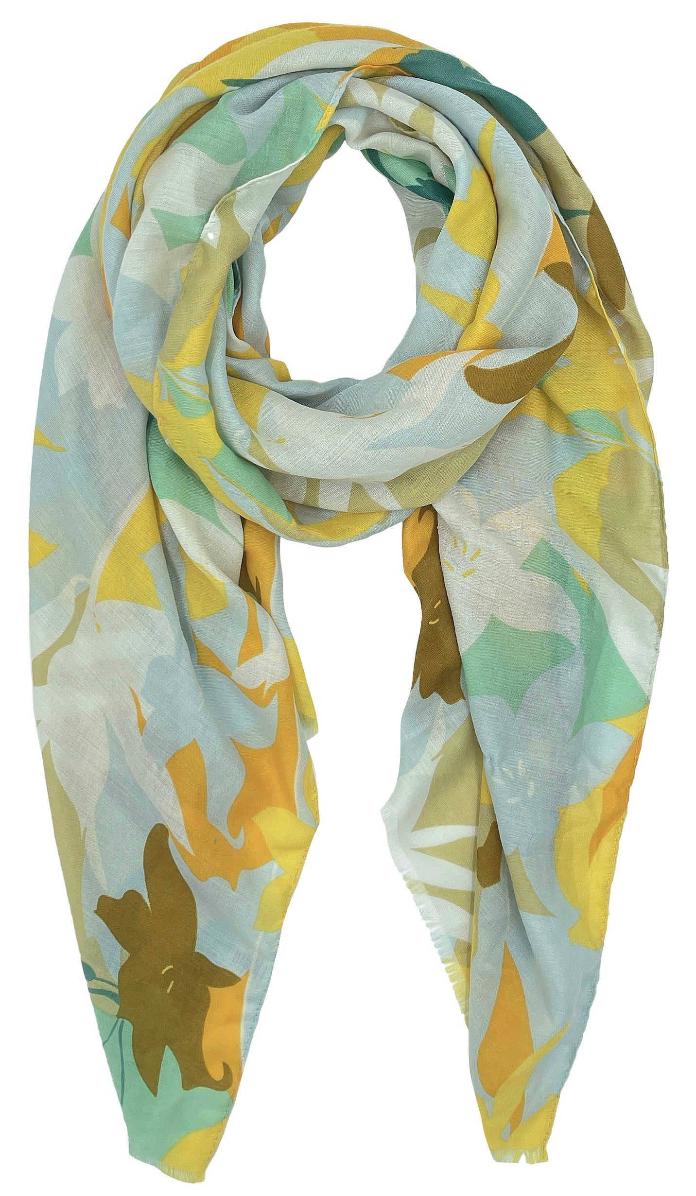 Floral Print Scarf