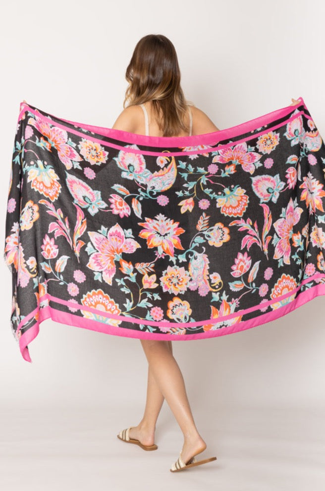 Floral Print Scarf