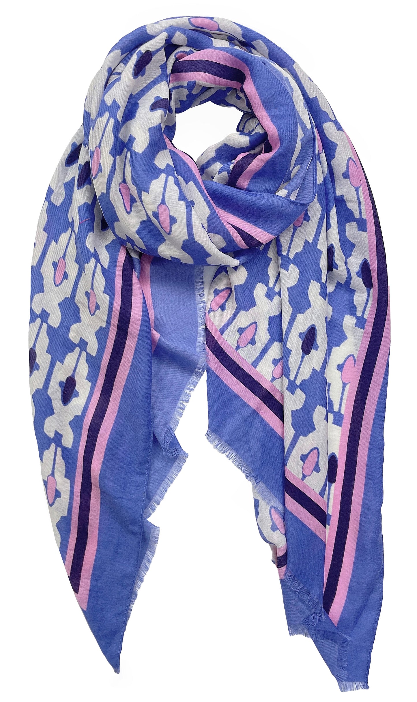 Tile Print Scarf