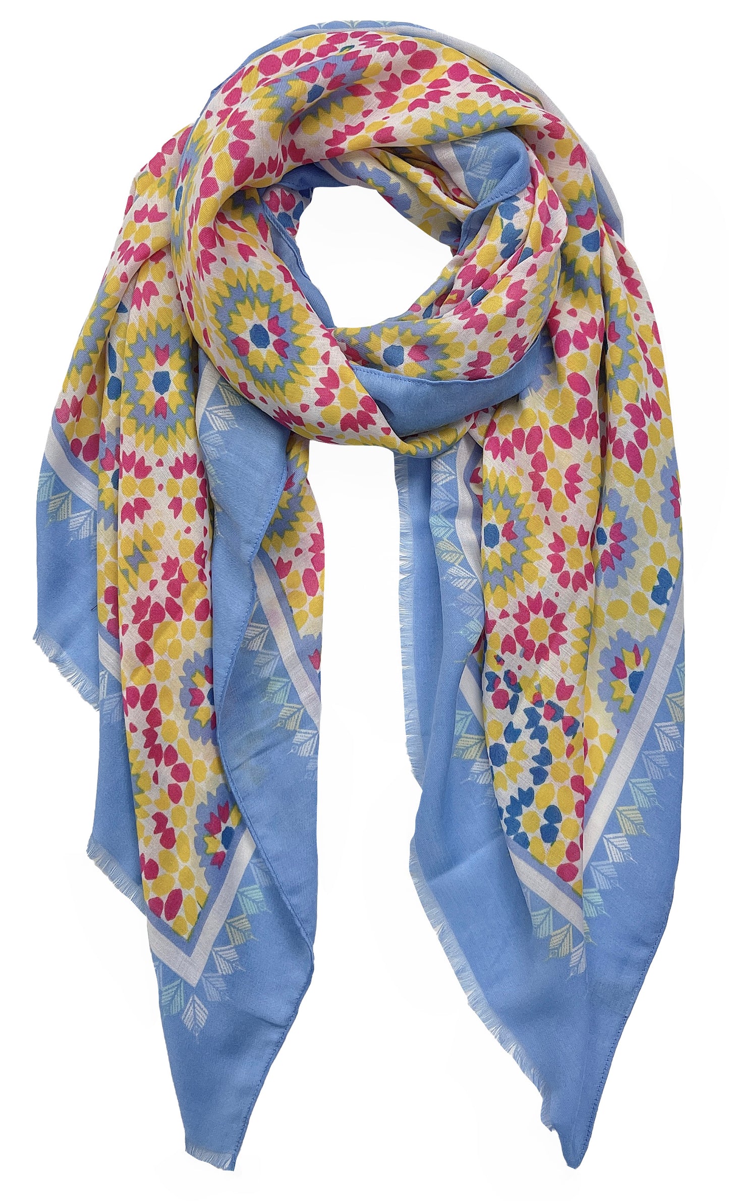 Tile Print Scarf