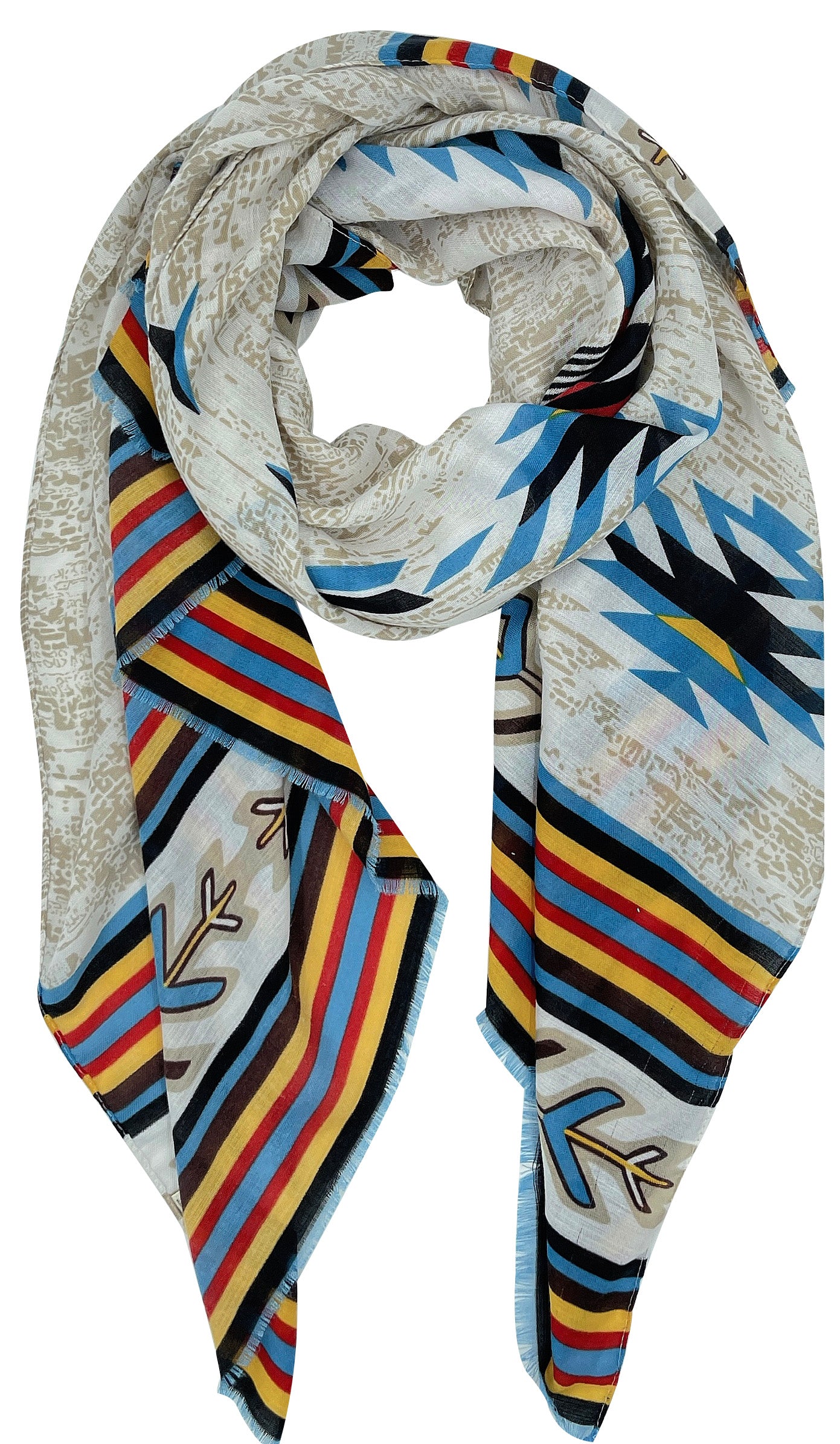 Aztec Print Scarf