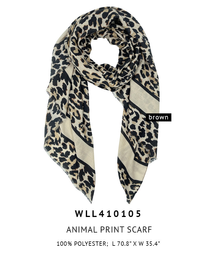 Animal Print Scarf