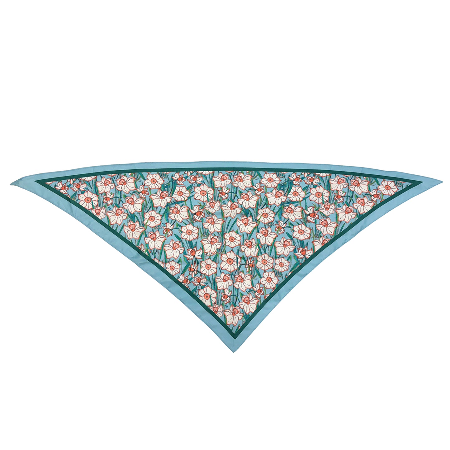 Floral Print Triangle Scarf