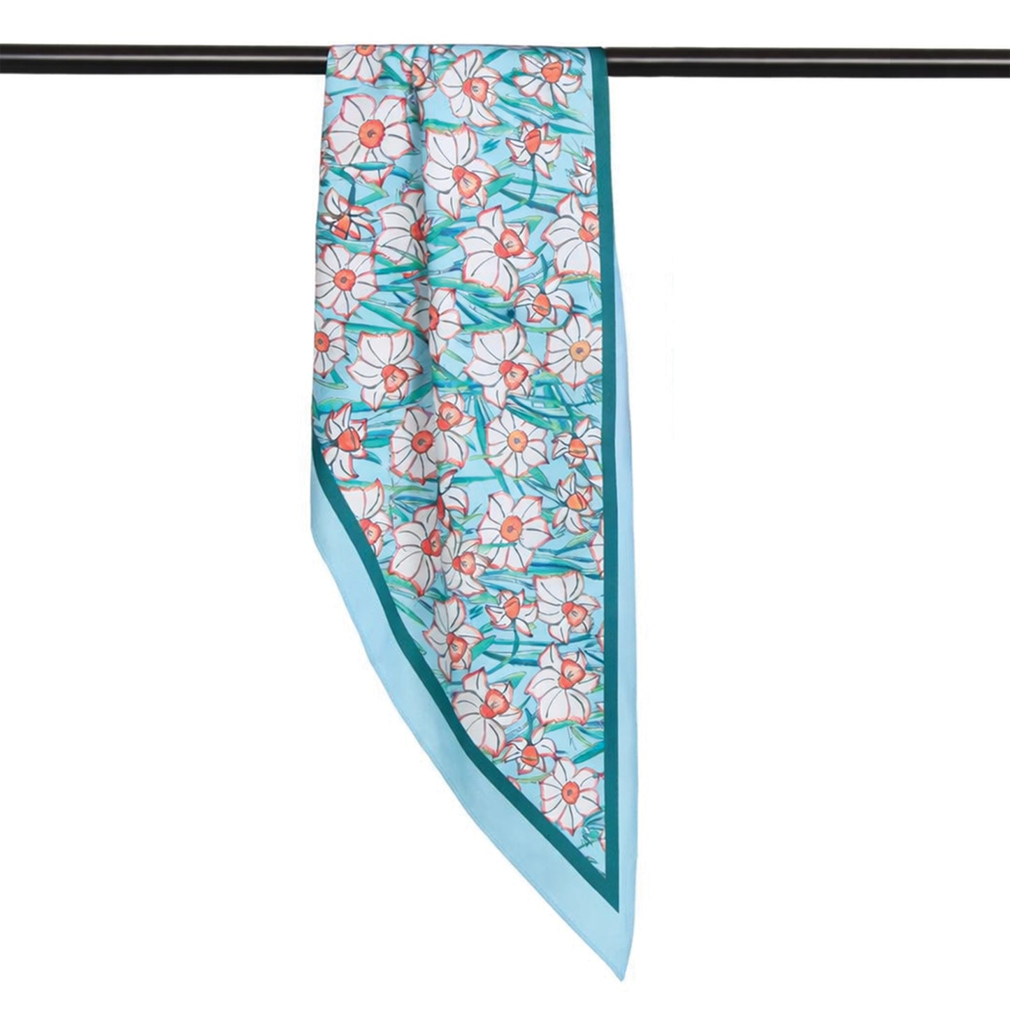 Floral Print Triangle Scarf