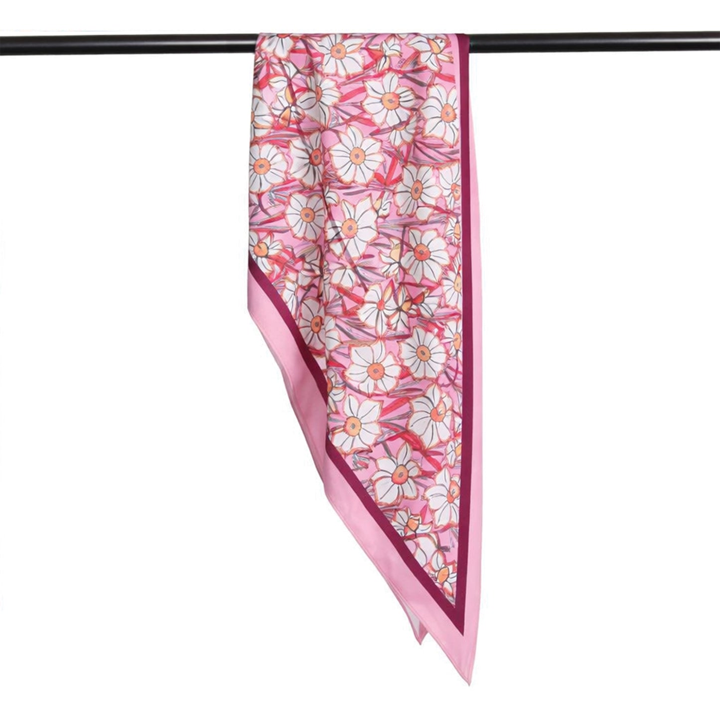 Floral Print Triangle Scarf