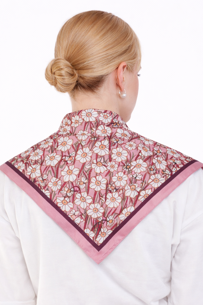 Floral Print Triangle Scarf