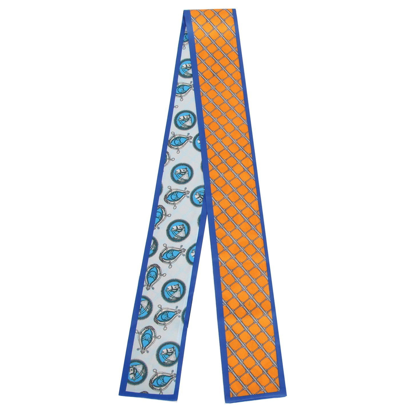 Horse Motif Skinny Scarf