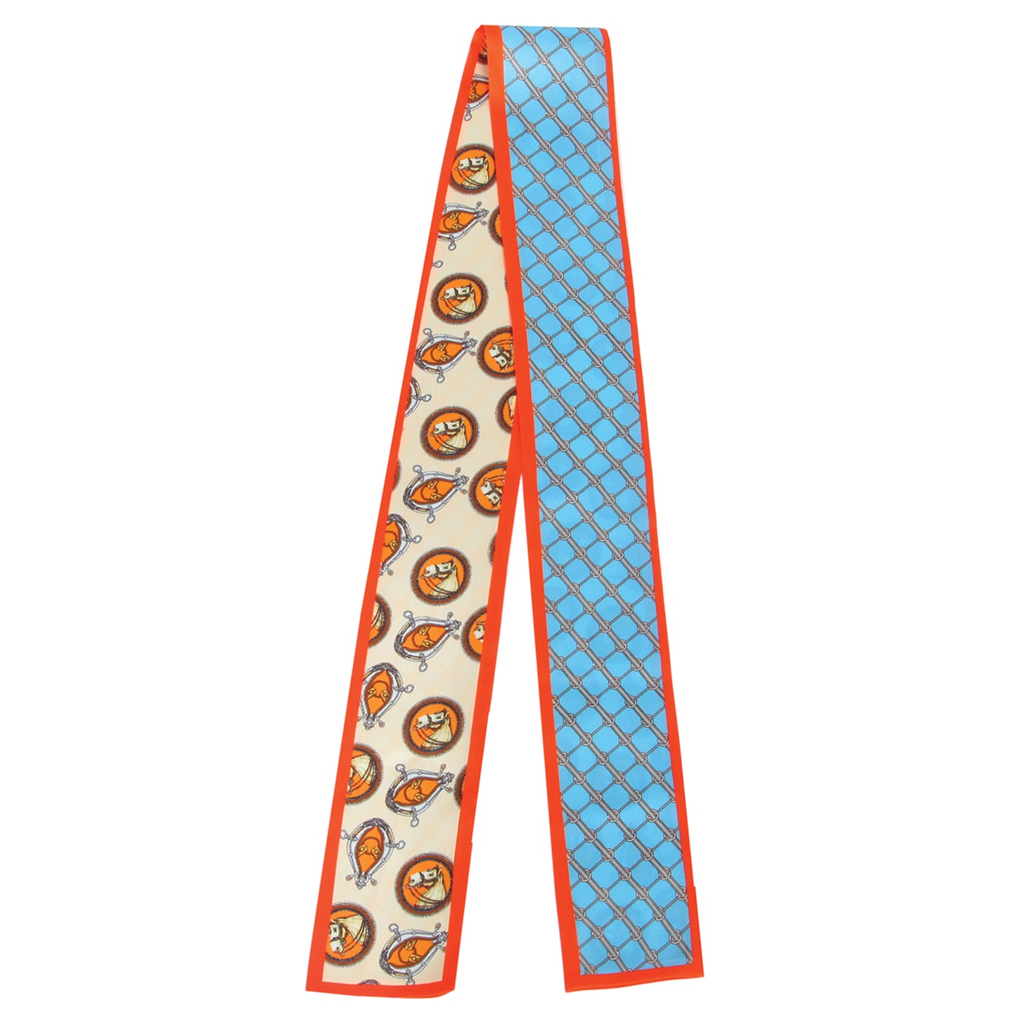 Horse Motif Skinny Scarf