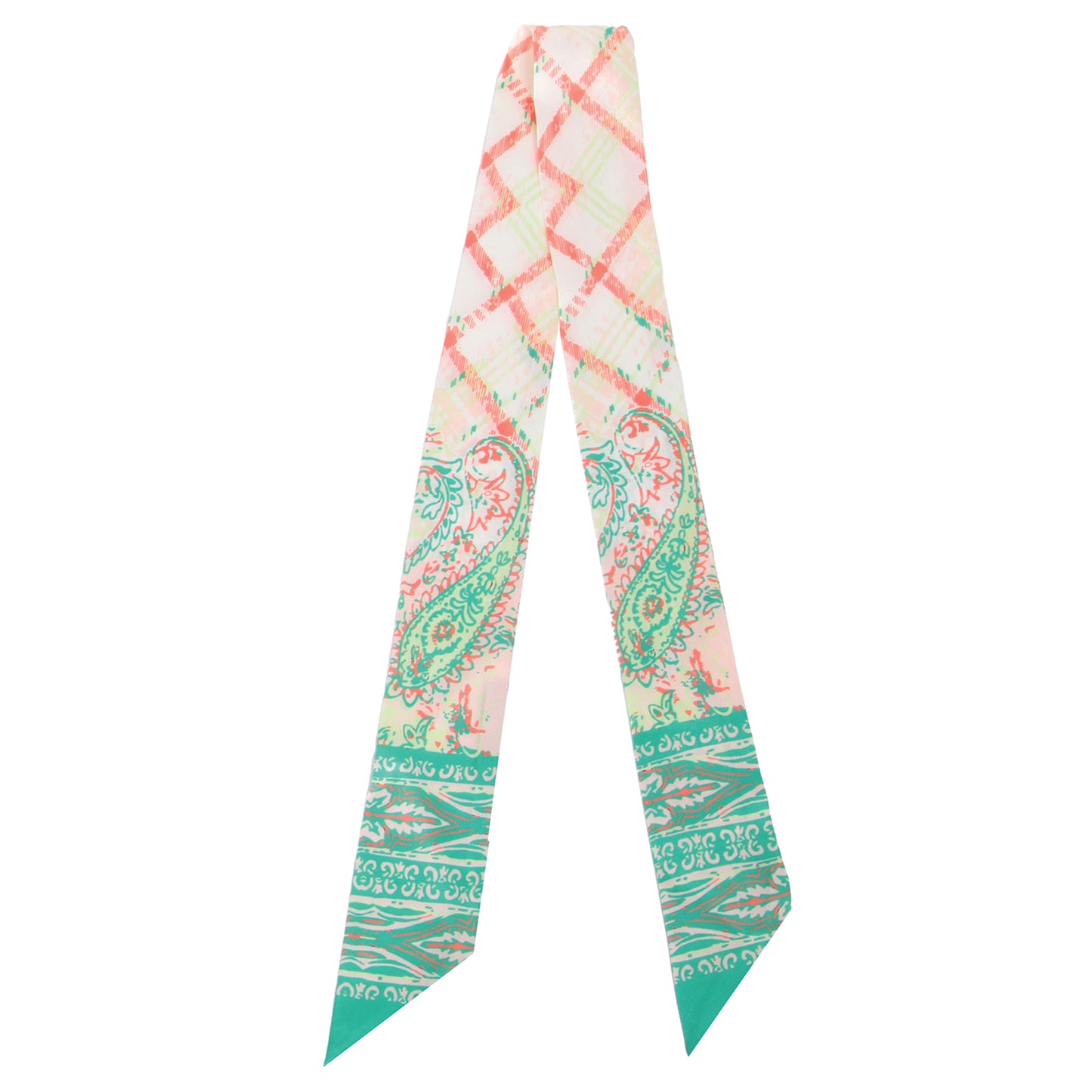 Paisley Mix Skinny Scarf