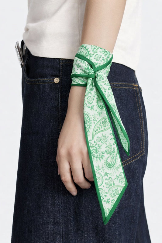 Paisley Line Skinny Scarf