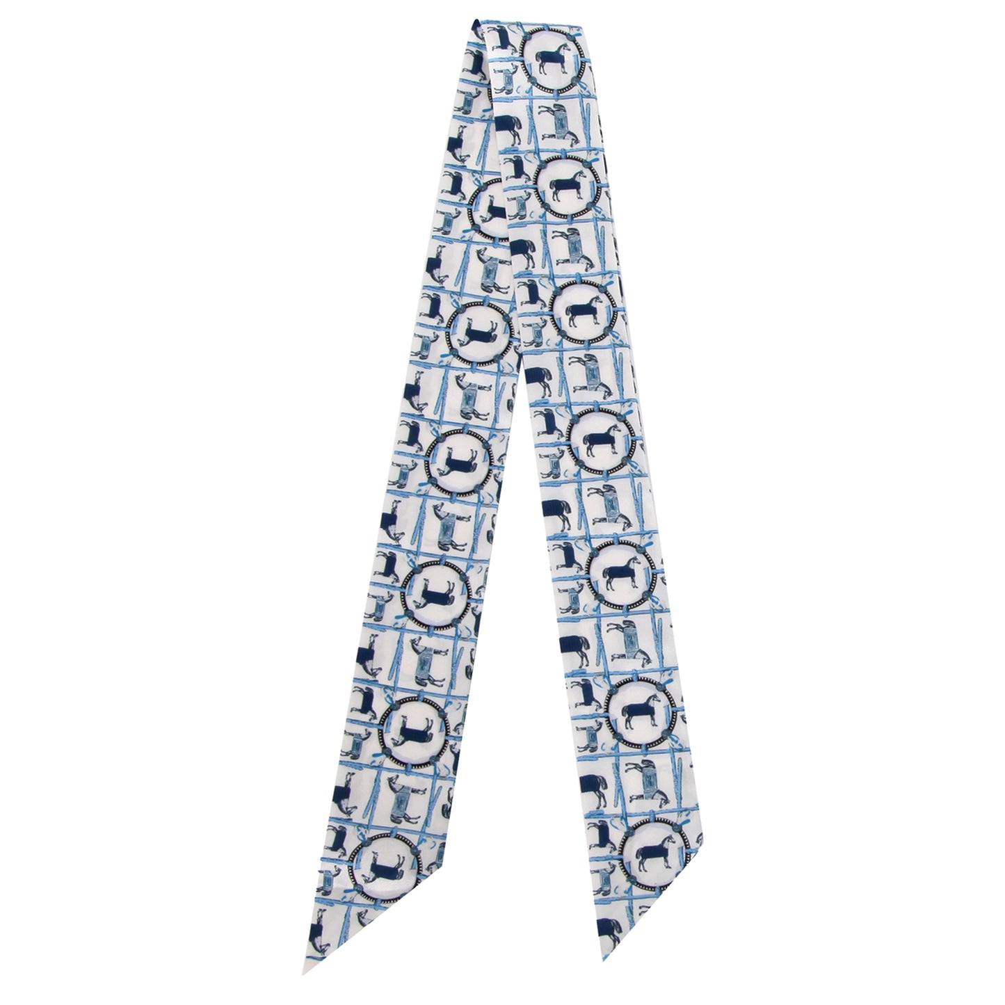 Horse Frame Skinny Scarf