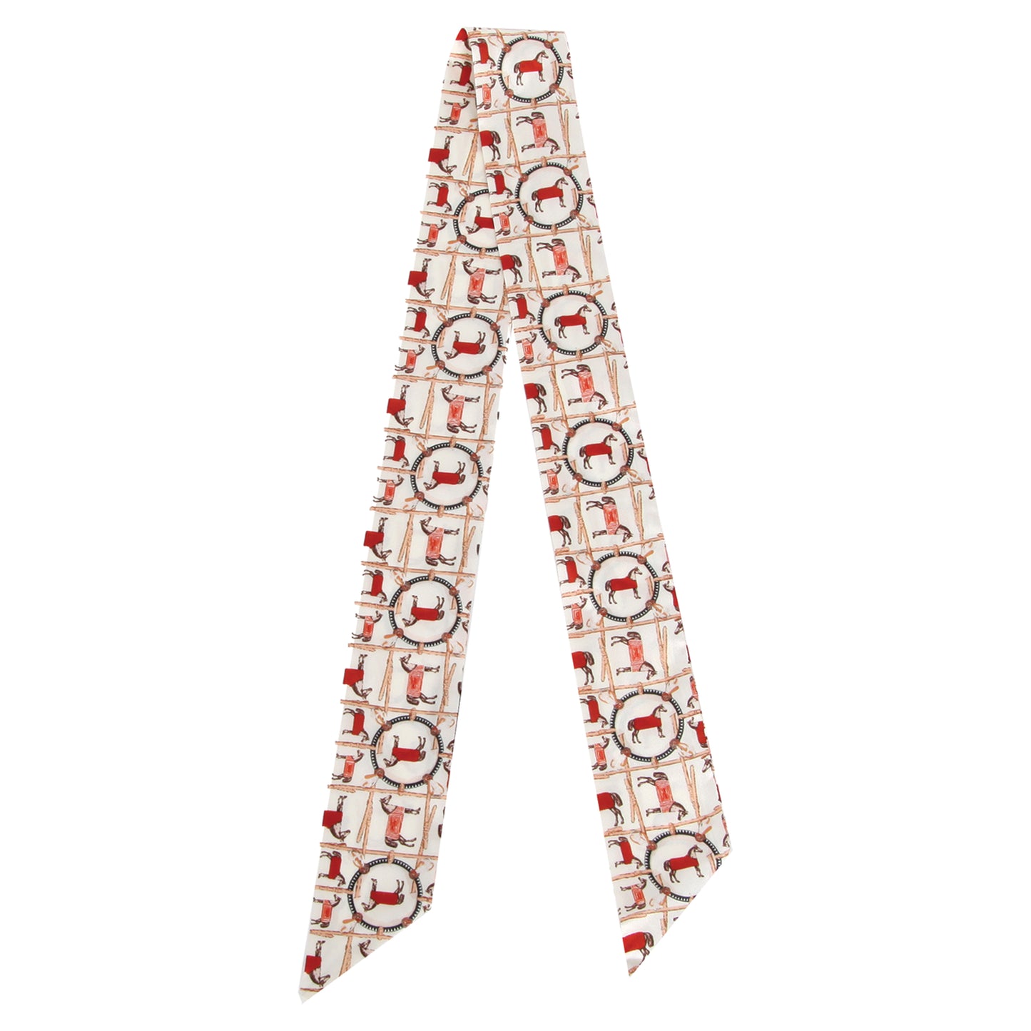 Horse Frame Skinny Scarf