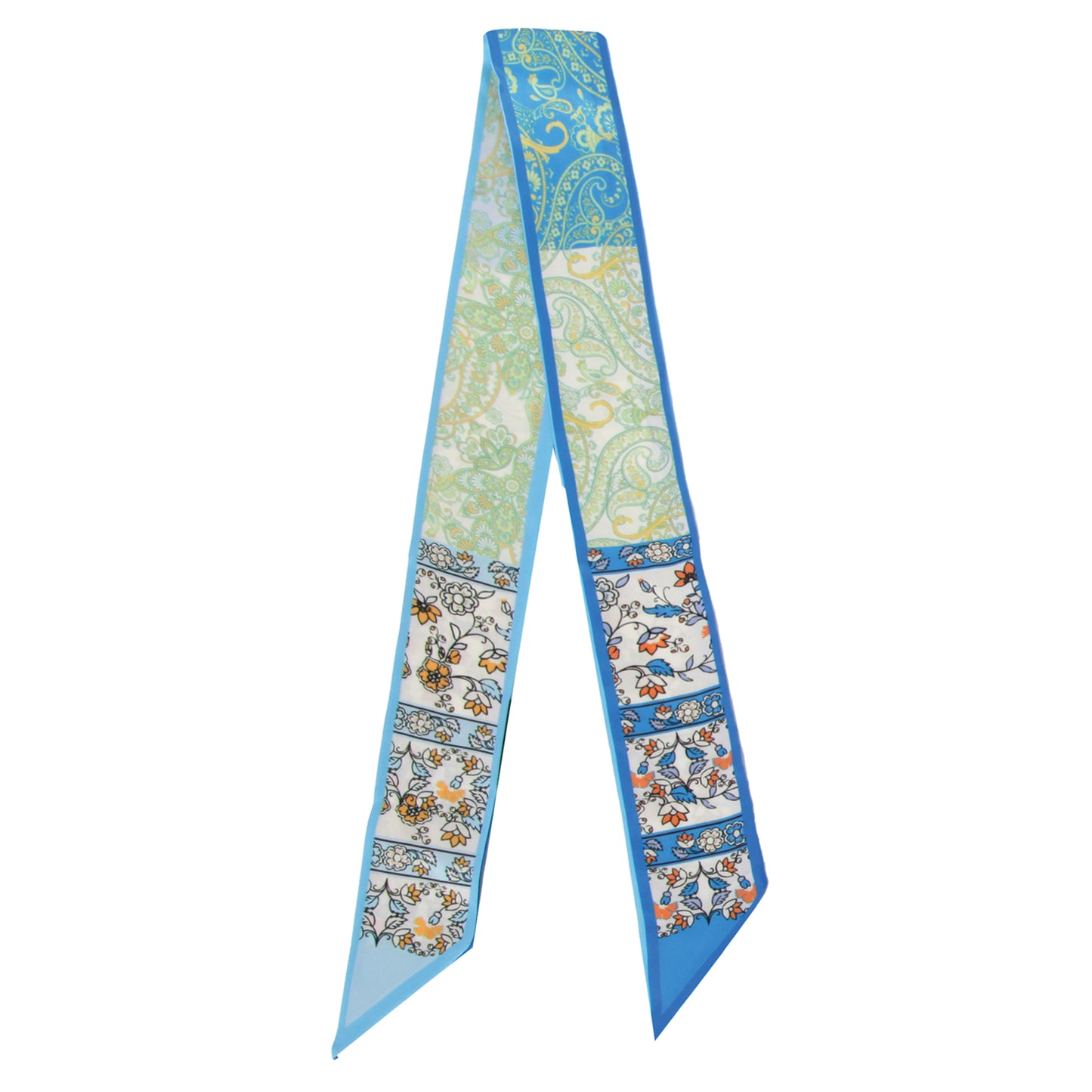 Icon Pattern Skinny Scarf